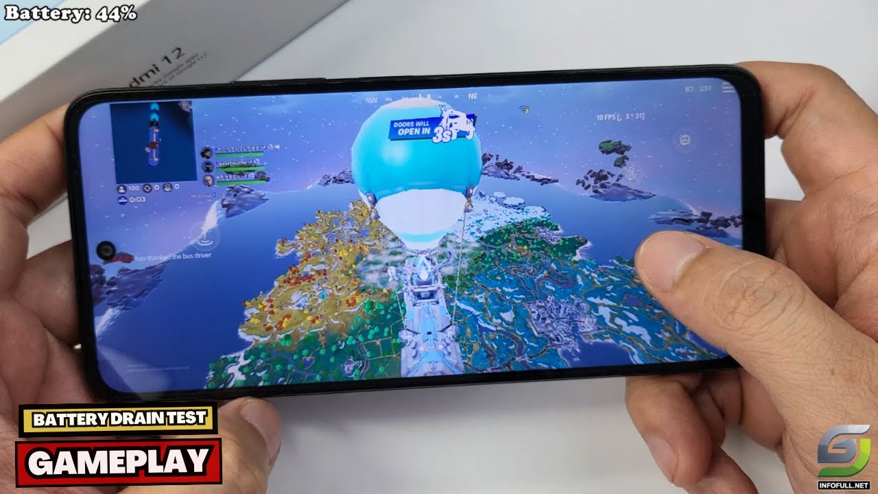 Xiaomi Redmi 12 Fortnite Gameplay | Helio G88