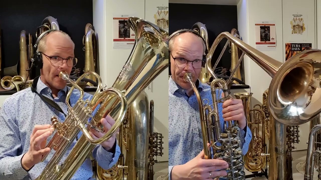 Königin der Nacht - W.A. Mozart - Cimbasso & Valved Ophicleide Duet - Arr. Heiko Triebener - Tuba