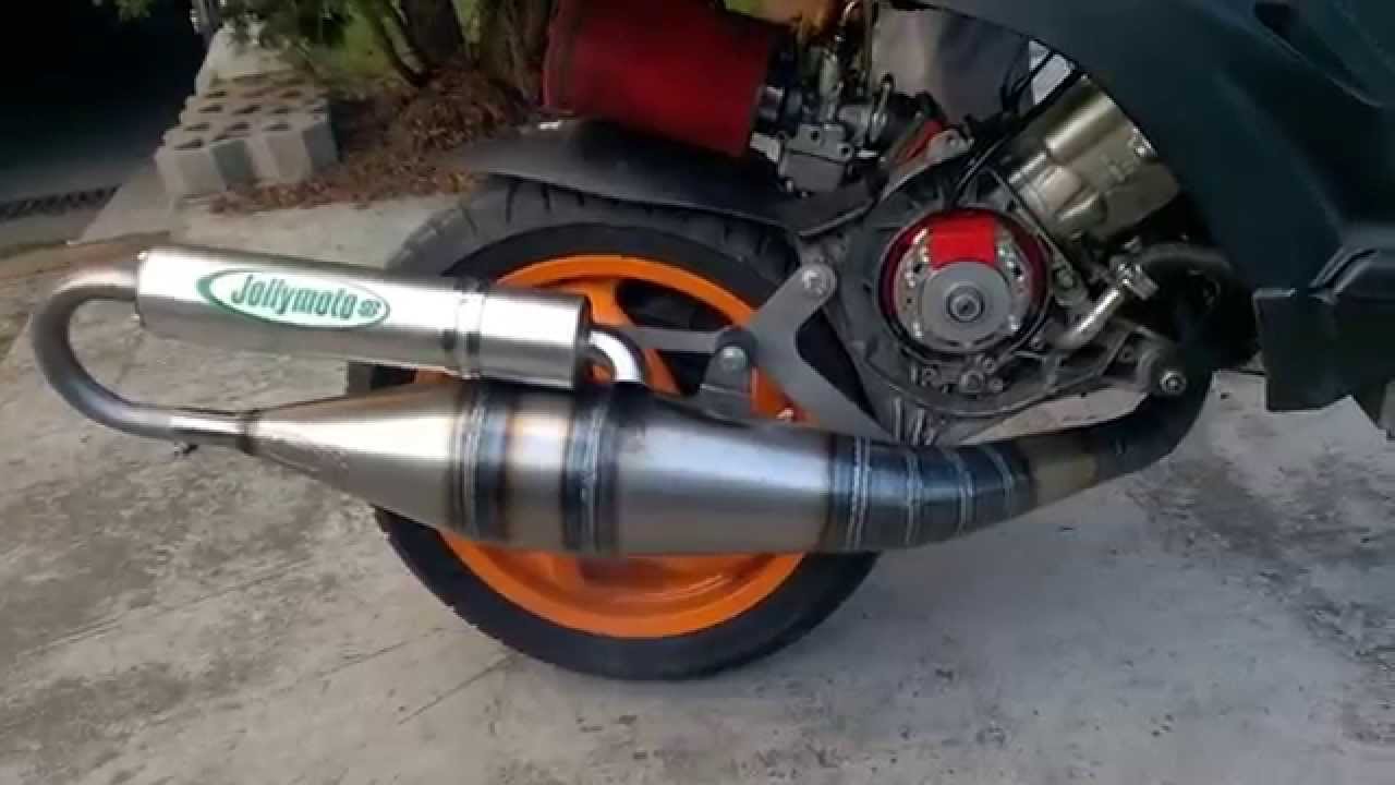 Runner 180 engine in MBK Booster Jolly Moto starting Fun