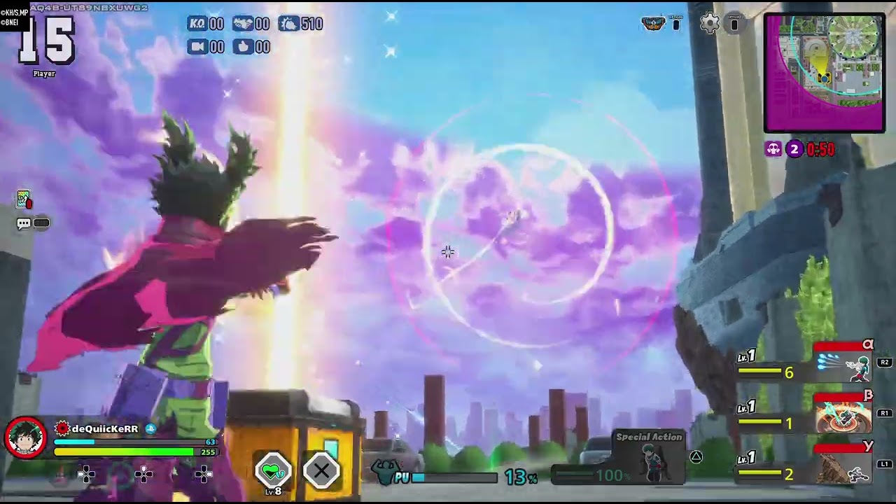 MY HERO ULTRA RUMBLE Gameplay with deku