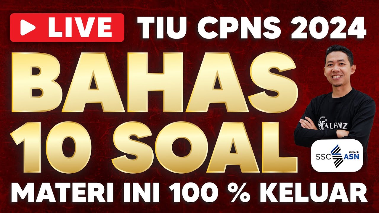 10 MODEL SOAL TIU CPNS 2024