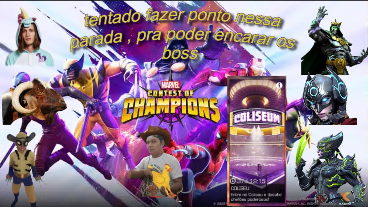 Marvel Torneio de campeões (tentando pontuara ))