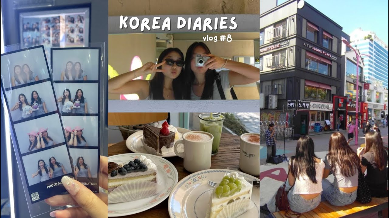 KOREA DIARIES 🎤: last days in korea, hongdae, eating too much, shopping, hanging out with cousins
