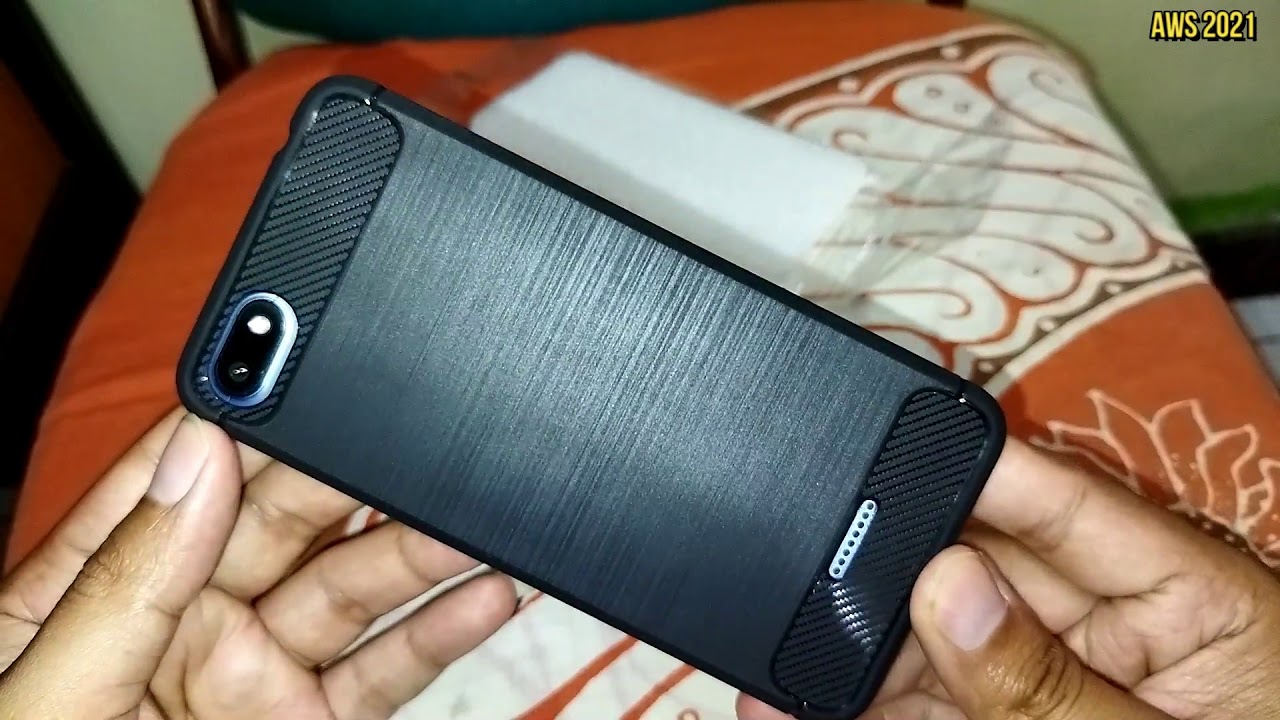 IPAKY CARBON BLACK MATTE SOFTCASE XIAOMI REDMI 6A