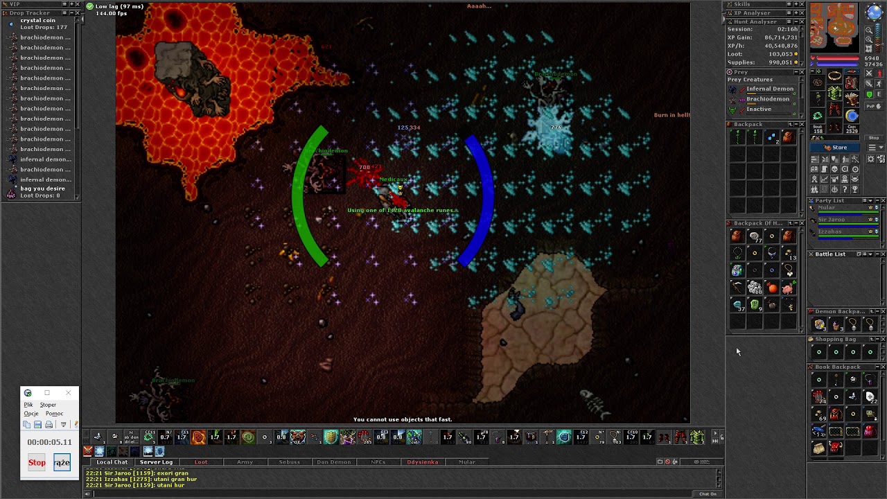 Straight Line on Brachios