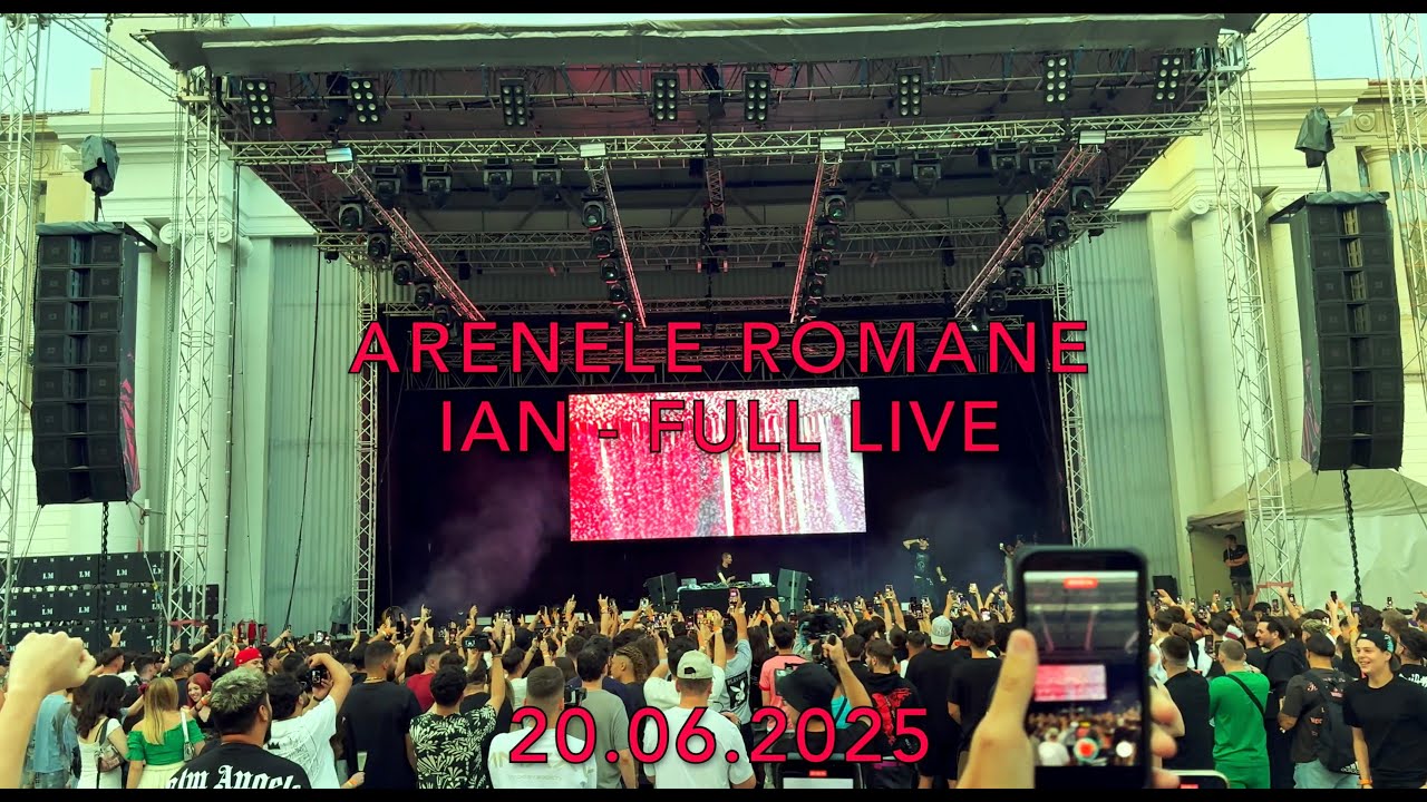 CONCERT IAN - ARENELE ROMANE FULL (4K 60FPS)