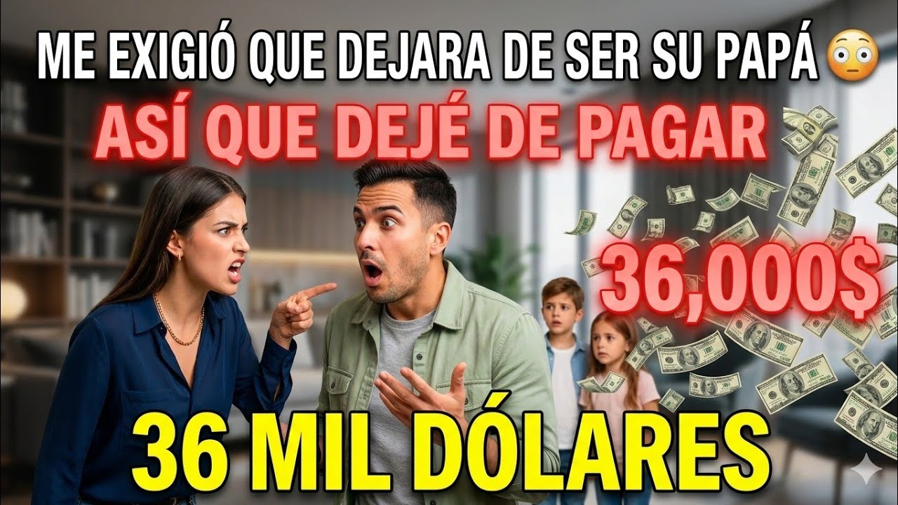 “Me dijo: NO ERES SU PADRE… y dejé de pagar TODO”