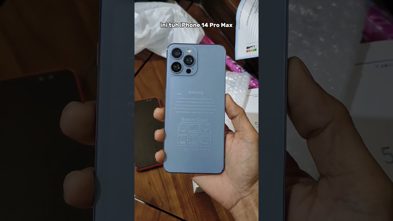 Beli Hp 800 Ribuan Infinix hot 40 pro yg datang malah iPhone 14 Pro Max. Tapi? 🗿 #shorts #hphalu