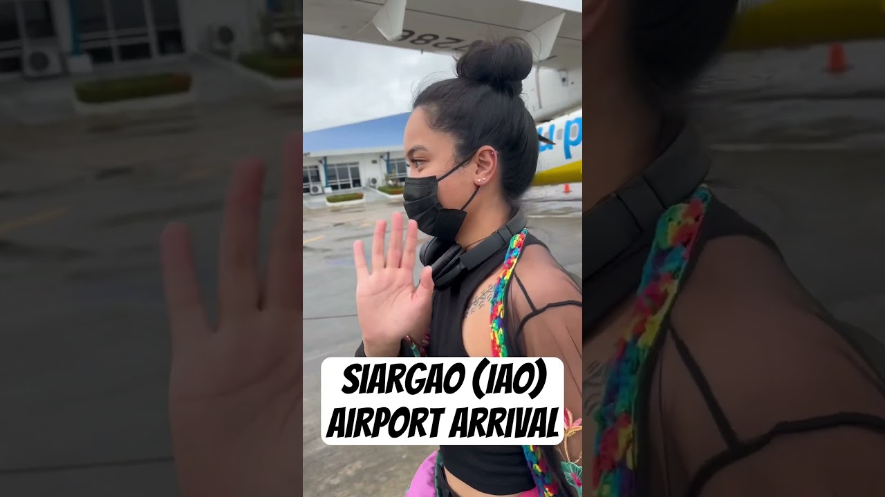 Arrival at Siargao (IAO) Airport ✈️ #siargao #travel #philippines #siargaoisland