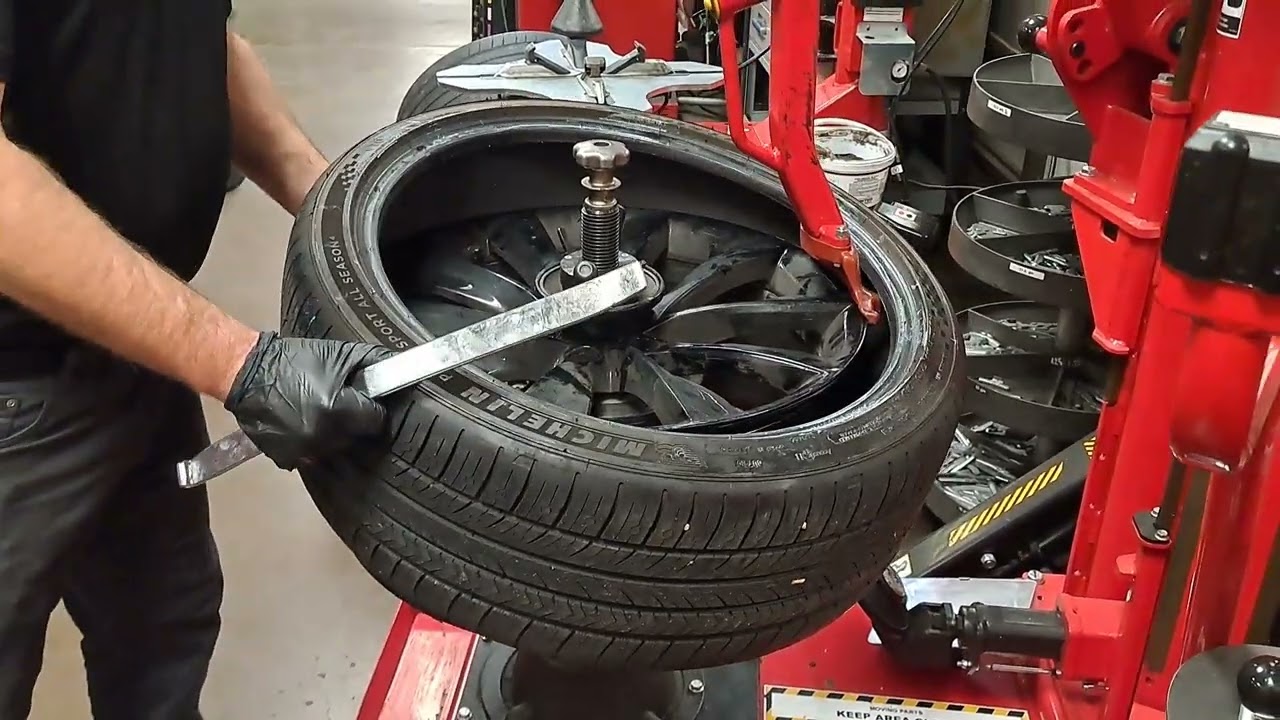 Hunter TC34 how to change low profile tires easily