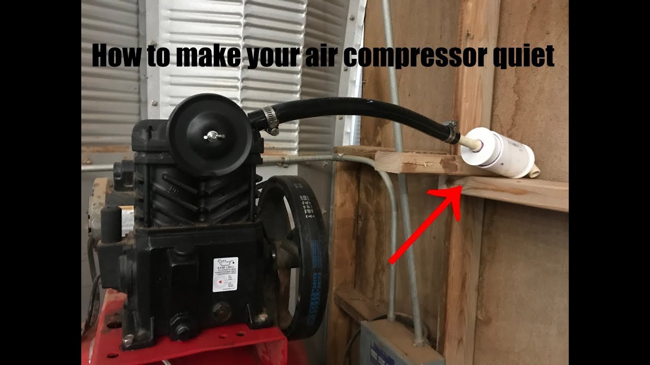 How to Make a Shop Air Compressor Muffler under 10 bucks!