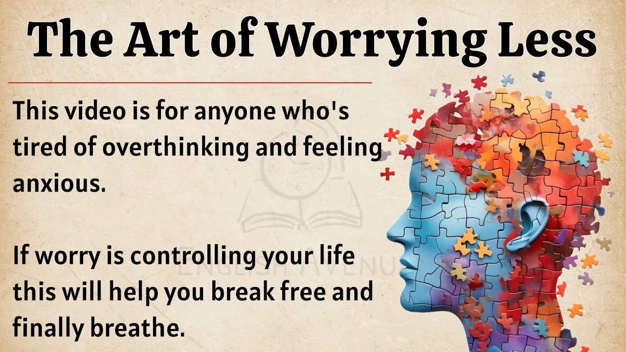 The Art of worrying less || Learn English Through Motivational Lesson 🔥 || Improve Your English ✅️ 