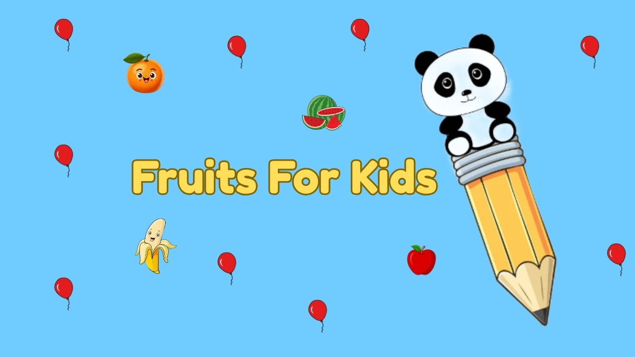 Learn Fruits in English 🍎🍌🍓 | English for Kids