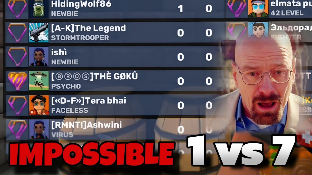 Played 1v7 for The First Time! 😵‍💫 (Obv cooked them) 