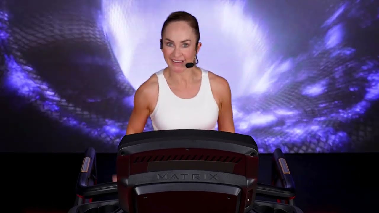 Matrix Fitness Treadmill Workout with Sally