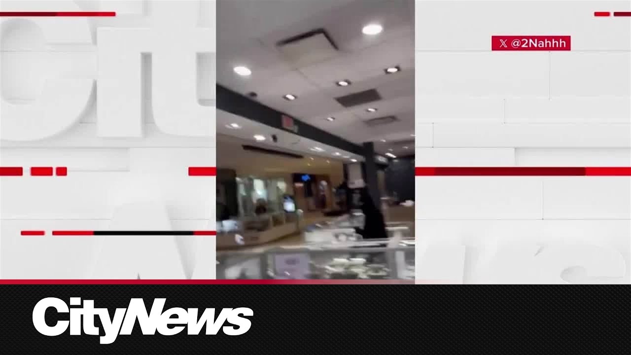 Suspects sought after smash-and-grab jewellery store robbery at Hillcrest Mall