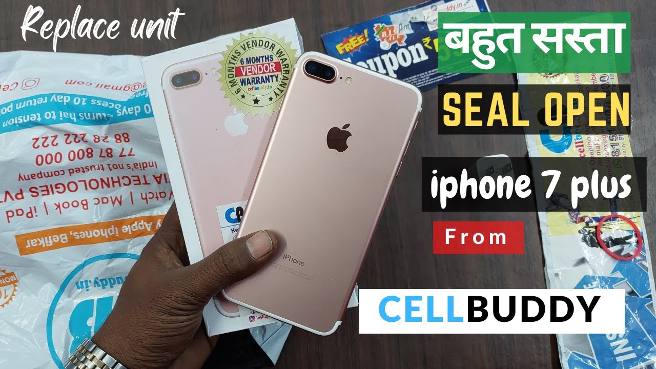 Cellbuddy iphone 7 plus 128GB  Unboxing and Testing I