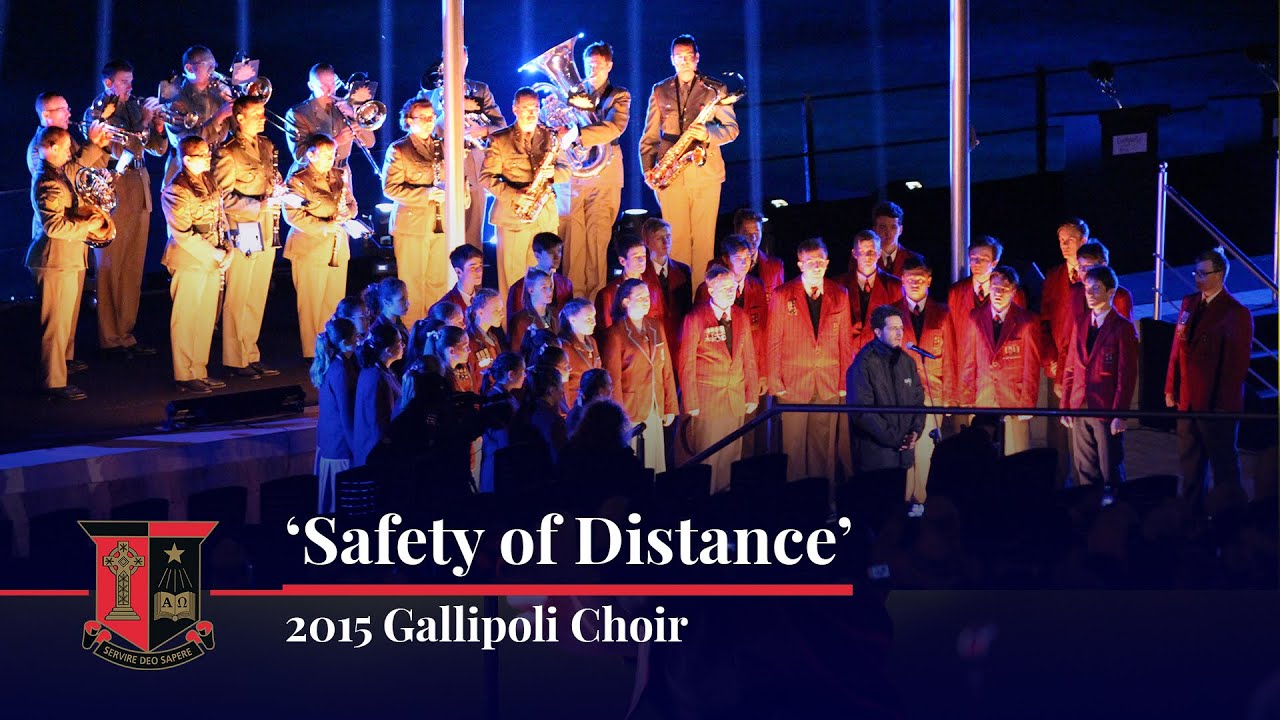 St Joseph's College & All Hallows' School Gallipoli Choir - Safety of Distance, Gallipoli April 2015