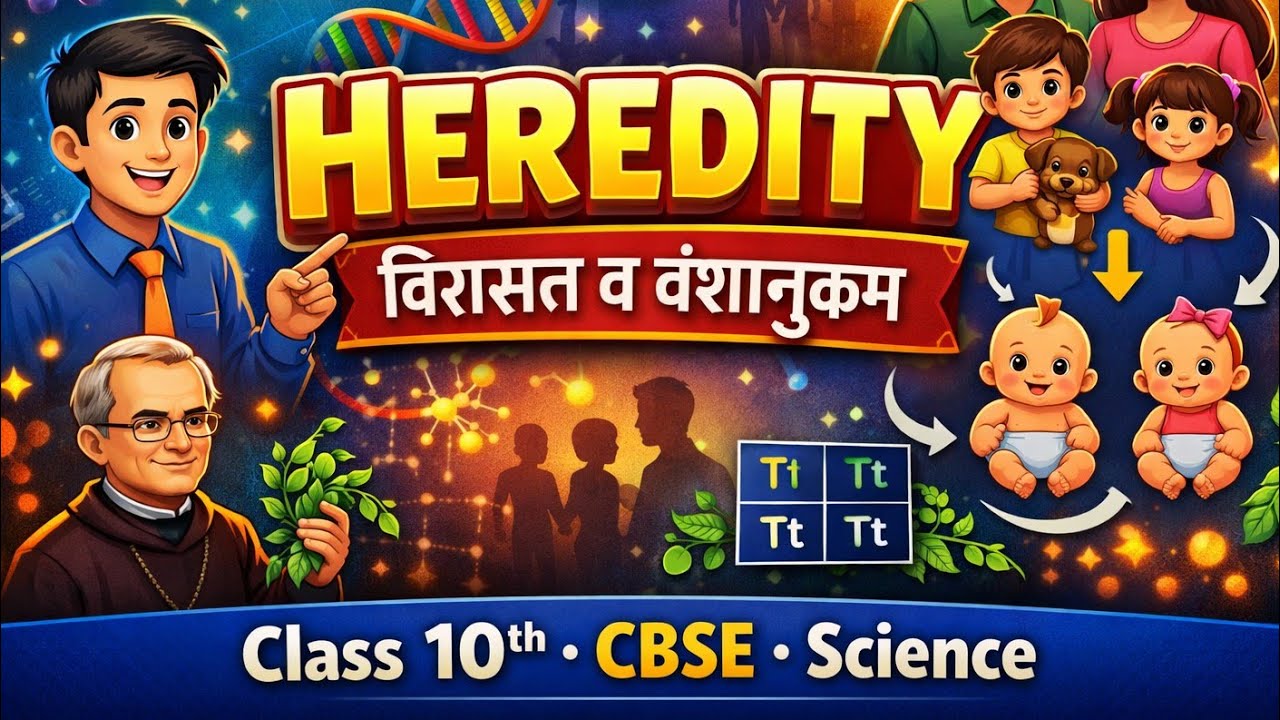 Heridity || Heredity | Class 10 full Chapter | Class 10 Science Chapter 8 in Animation Class 10th 