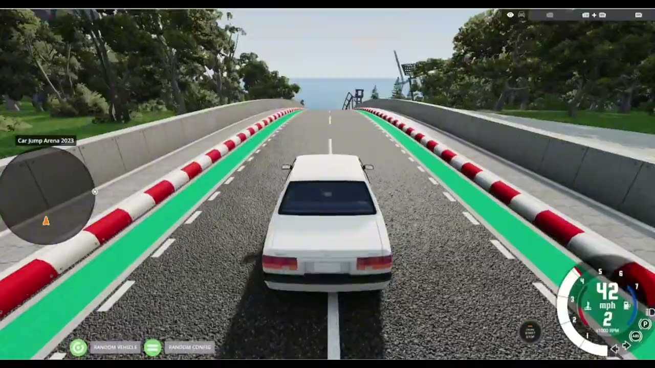 BEAMNG CAR JUMP TEST