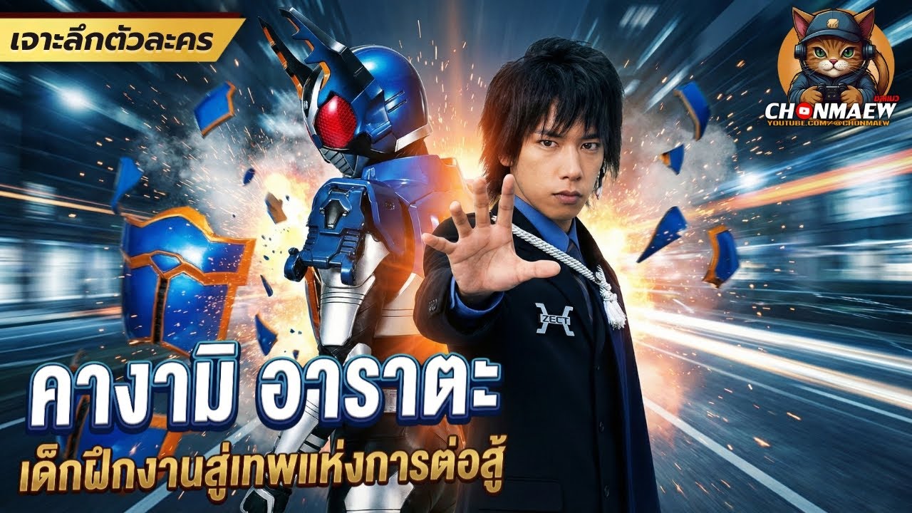คางามิ อาราตะ | เจาะลึกตัวละคร | เทพแห่งการต่อสู้ | Kamen Rider Gatack | Kagami Arata