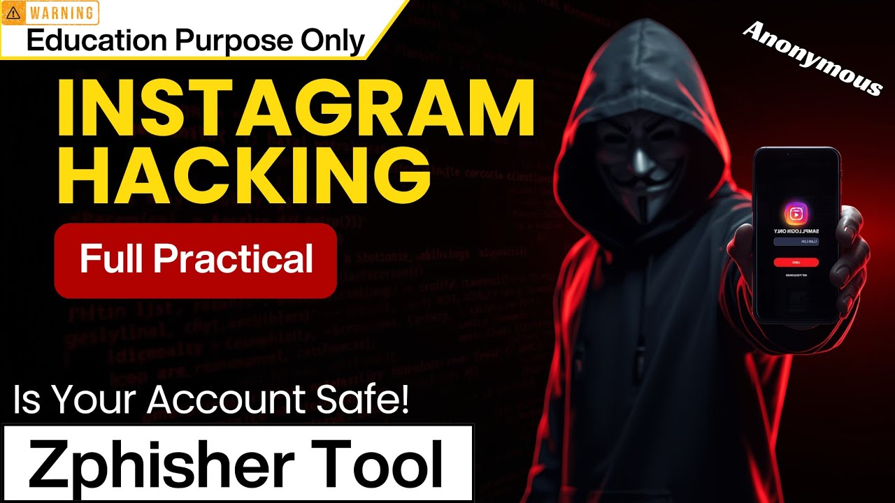 Instagram Hacking with Zphisher in Kali Linux 🔐| Full Practical | Educational Purpose Only