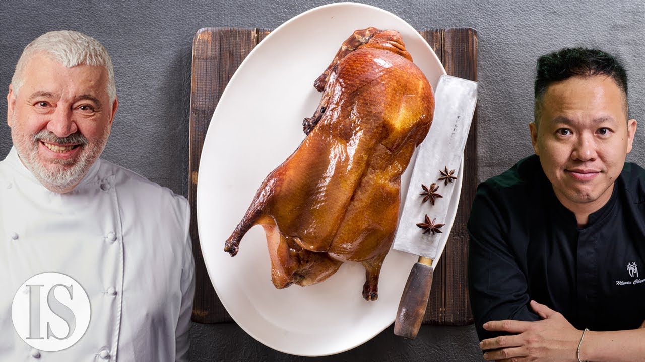 L'anatra alla Pechinese con lo chef 3 stelle Michelin Umberto Bombana e Menex Cheung a Hong Kong