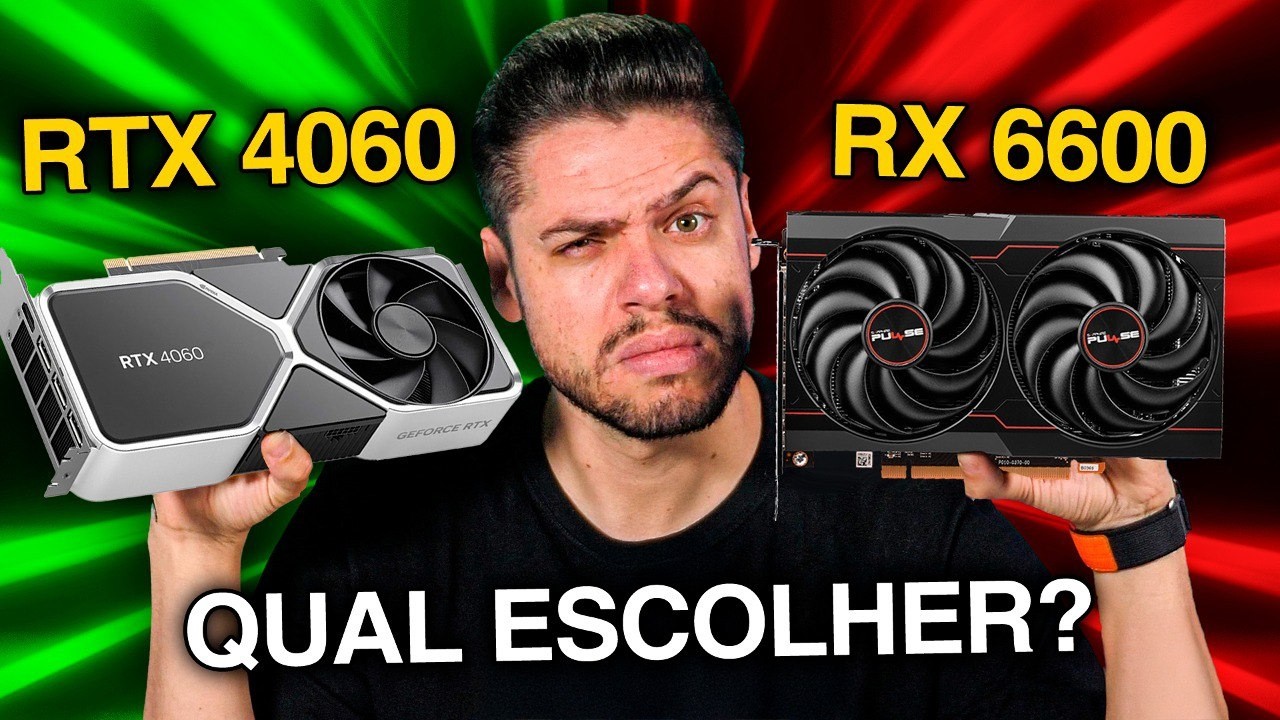 RTX 4060 VS RX 6600: O MELHOR CUSTO-BENEFÍCIO? TESTES LADO A LADO em GAMES, CONSUMO, PREÇO