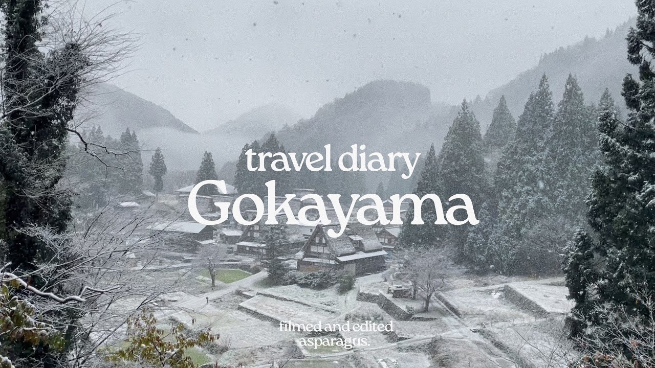 travel diary | Gokayama ⛄️ Suganuma & Ainokura Gassho-zukuri villages, guesthouse in Kaminashi