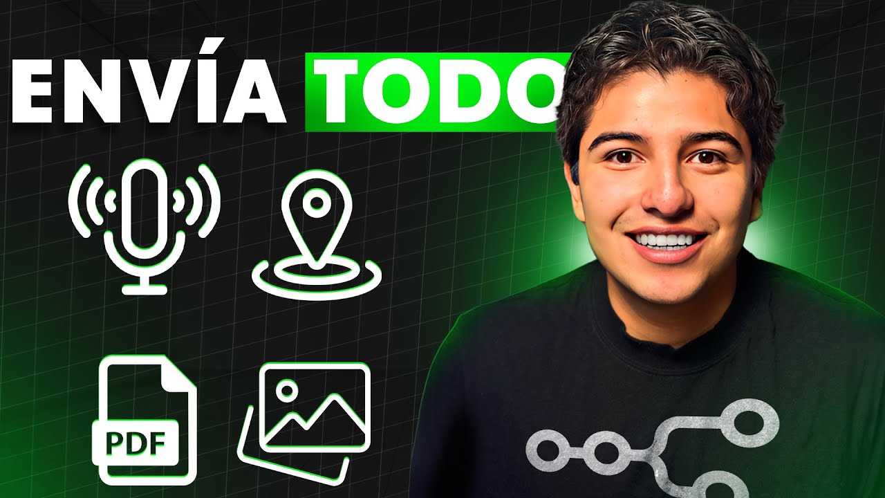 Envía: imágenes, pdf, audios, ubicación | WhatsApp + n8n + EvolutionApi