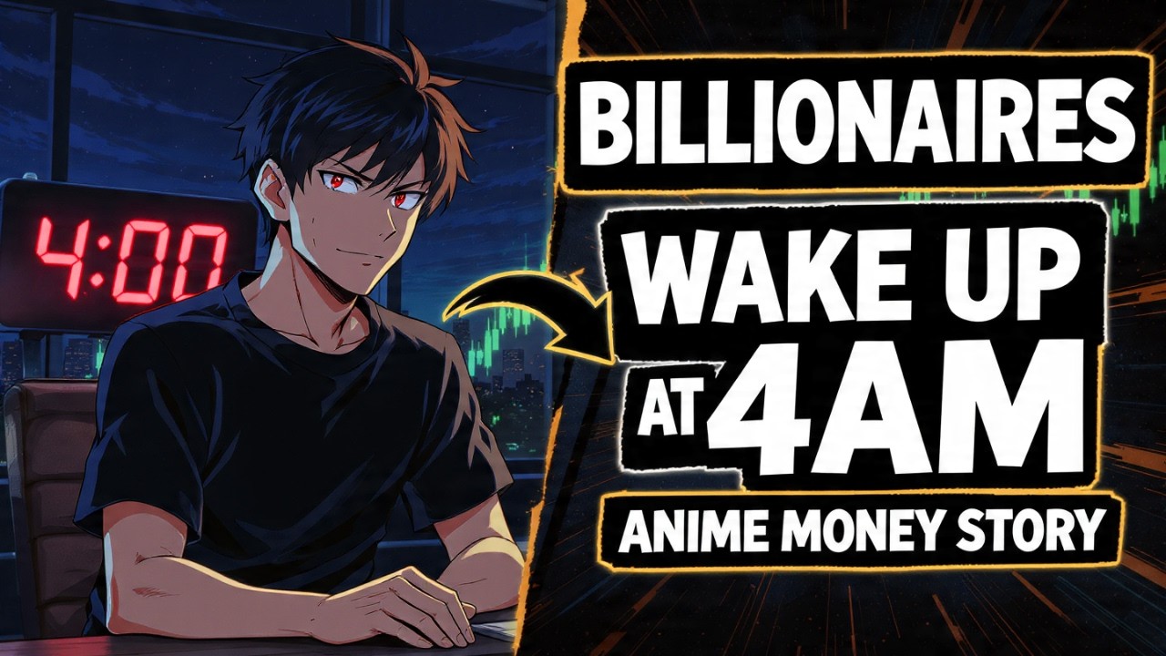 Why Billionaires Wake Up at 4AM | Anime Money Mindset Story