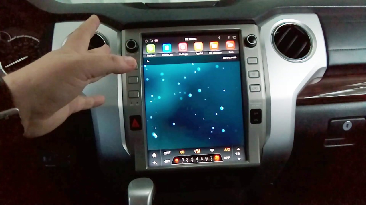 Tesla Style Tundra Radio Settings