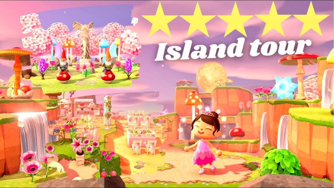 Visitando isla 5 ESTRELLAS (Fairycore) Animal Crossing New Horizons