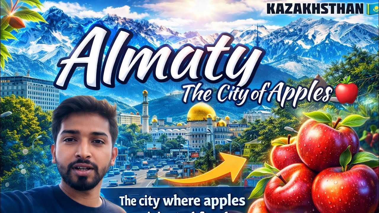 Almaty - the city of apples 🍎 | The city where apple originated for the first time in the world 🌍 | 