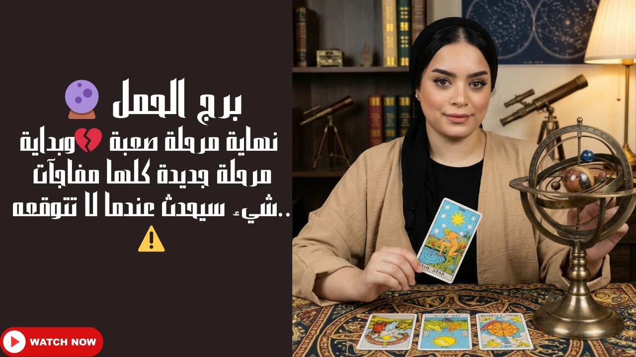 برج الحمل 🔮 نهاية مرحلة صعبة 💔وبداية مرحلة جديدة كلها مفاجآت ..شيء سيحدث عندما لا تتوقعه ⚠️