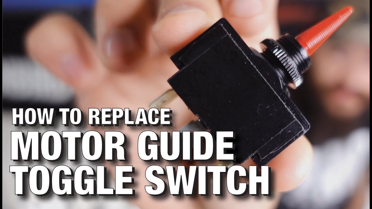 How to Replace Motor Guide 3-Position Toggle Switch | Trolling Motor Repair