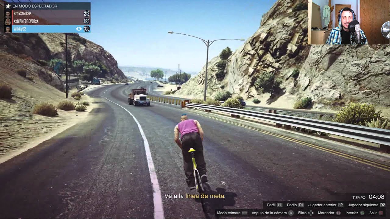 GTA V CAMIONES VS BICIS!! LA TÁCTICA DEL GRILLO DE LA MUERTE, xFaRgAnx