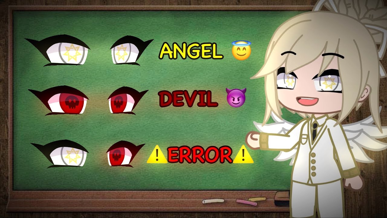 Angel or devil eyes || meme || Gacha life Trend