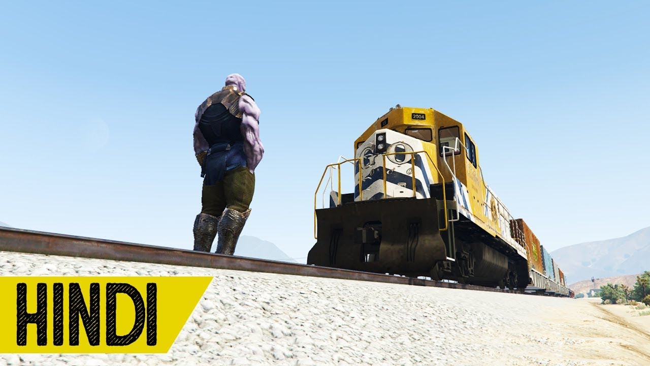 Thanos Vs Train Behan | GTA 5