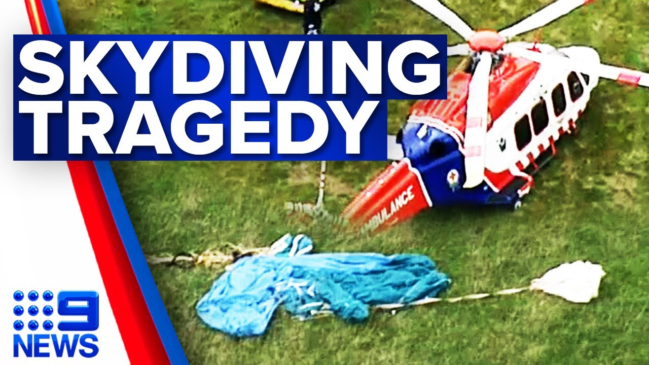Skydiving instructor dead, passenger seriously injured after accident in Victoria | 9 News Australia