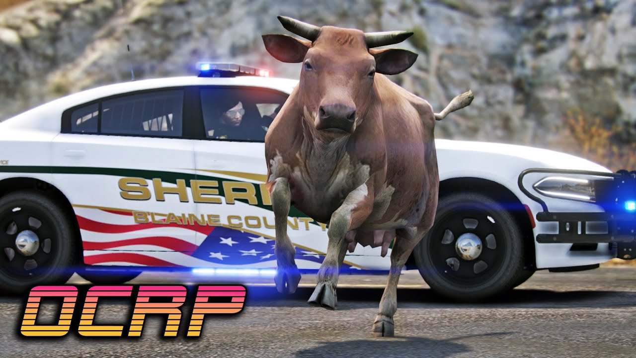 Использование животных для остановки преследования в GTA5 RP OCRP