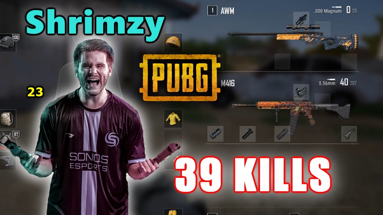 Soniqs Shrimzy, iBBA, godspeed & KatContii - 39 KILLS - M416 + AWM - SQUAD - PUBG