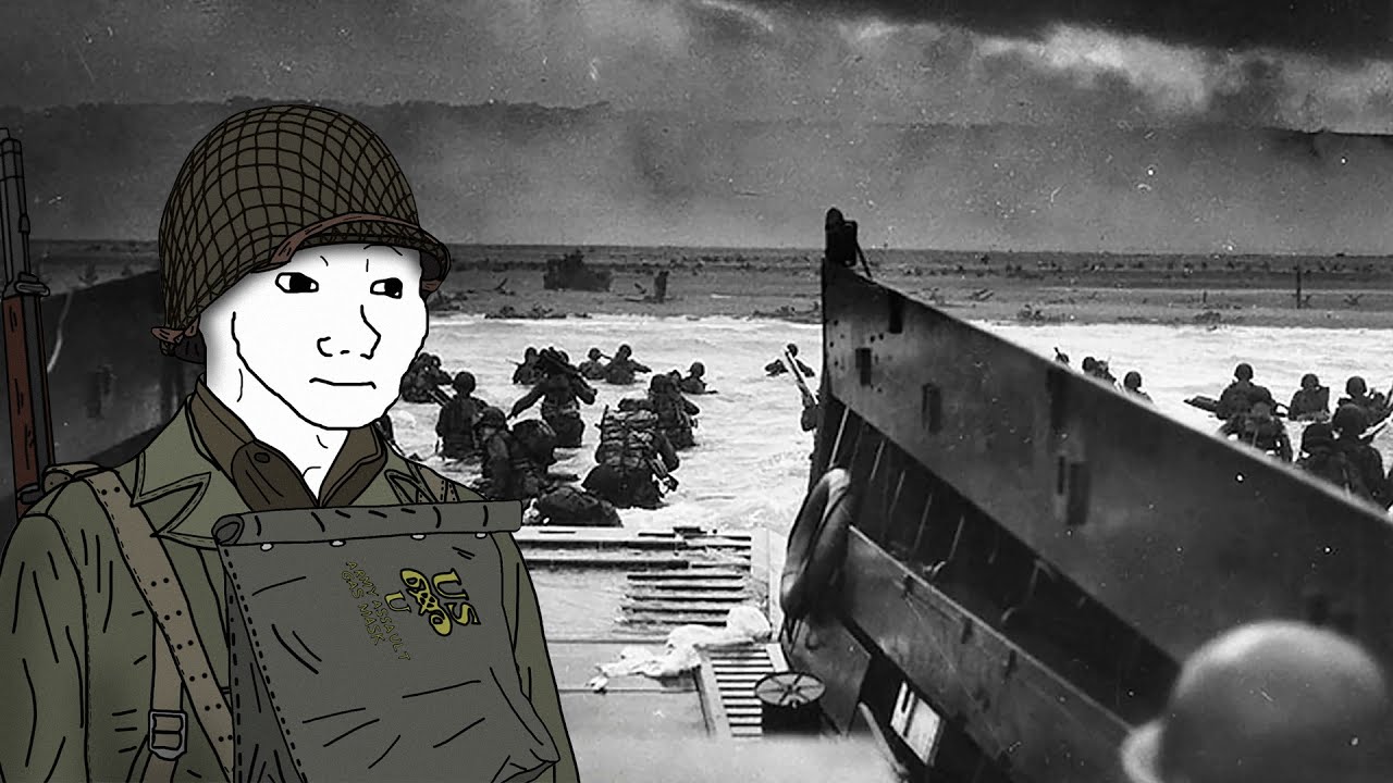 The Stars and Stripes Forever but you're landing on Omaha Beach