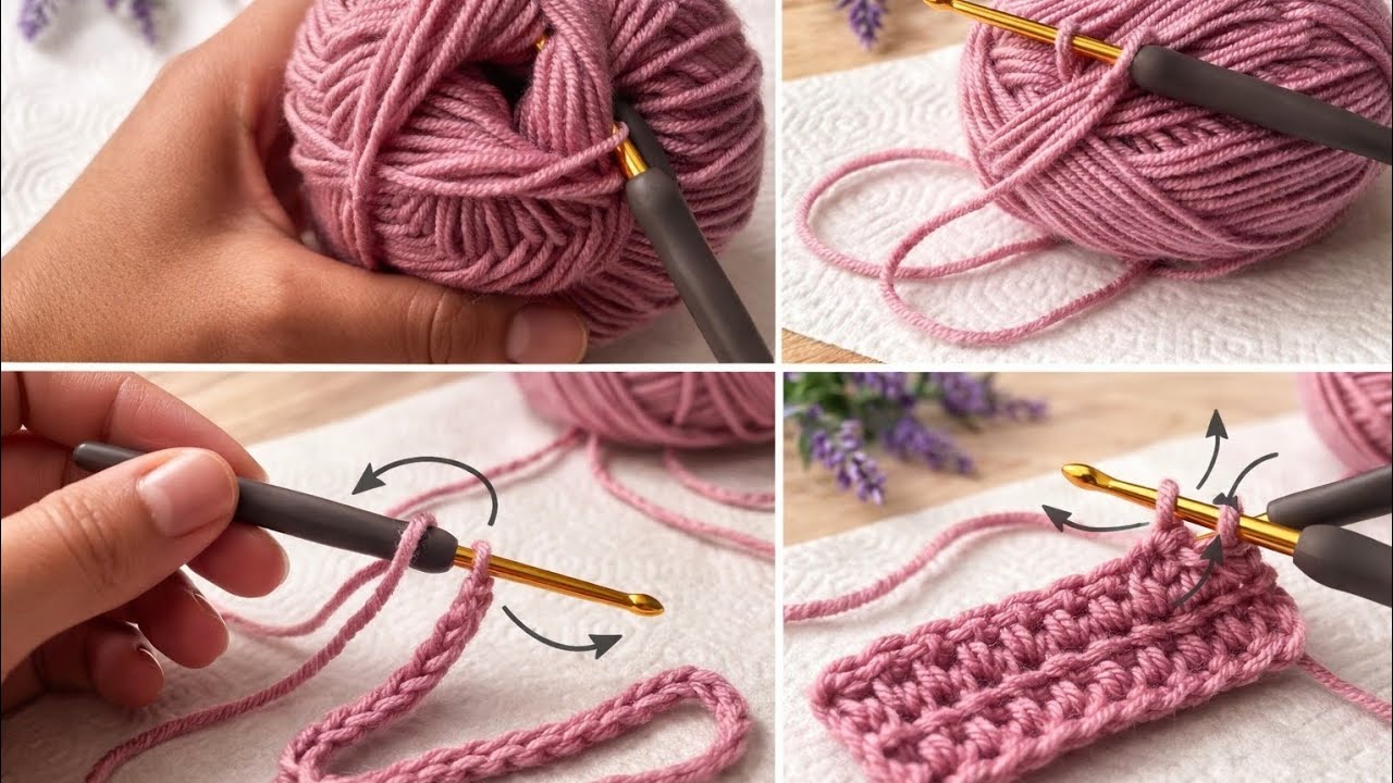 Super Easy Crochet Pattern for Beginners – Simple & Beautiful!  #beginners #beginnersstitch 