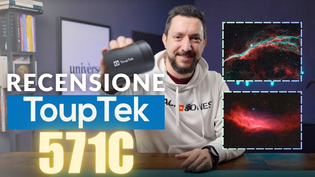 Recensione Camera Astronomica ToupTek 571C PRO Colore per Astrofotografia Deep Sky