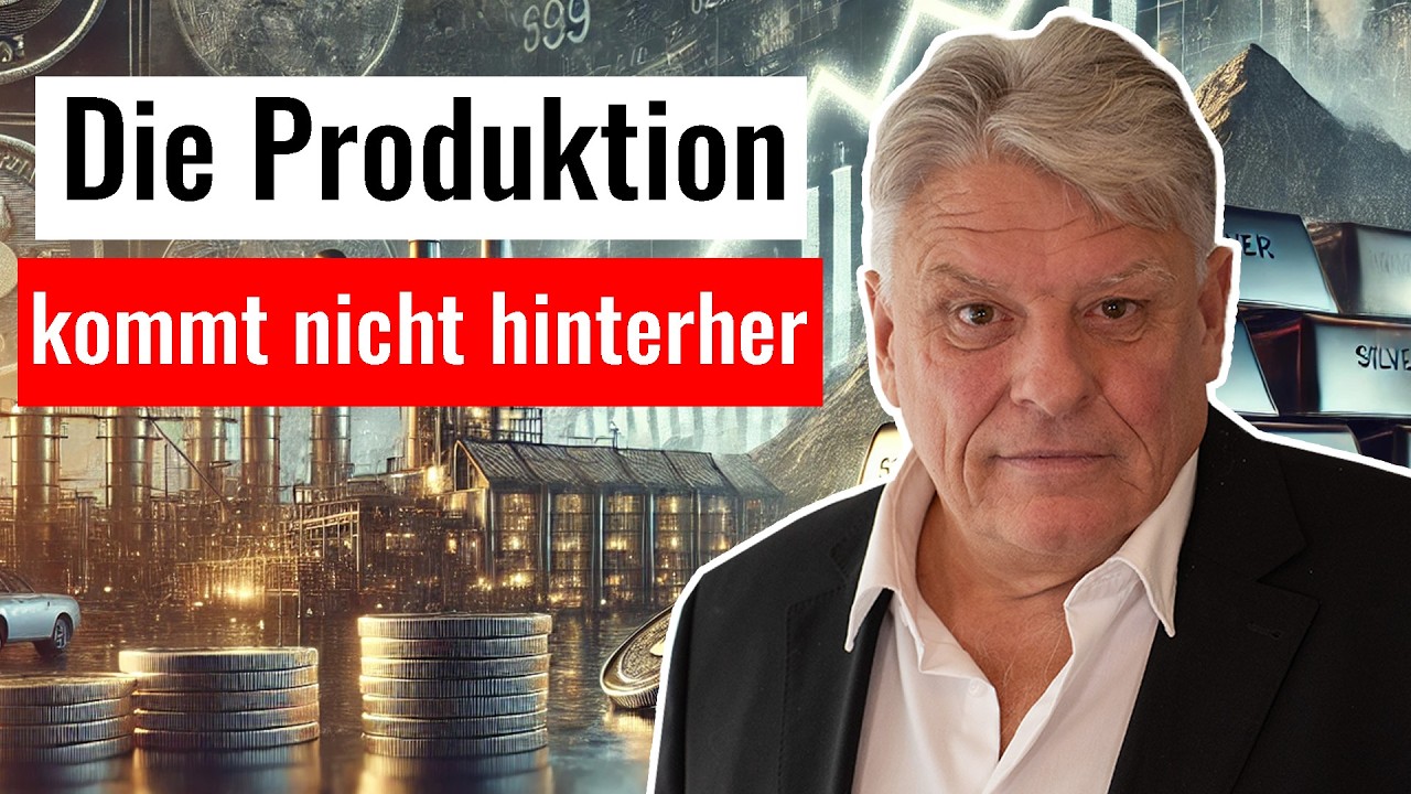Silber: Nachfrage steigt schneller als die Produktion