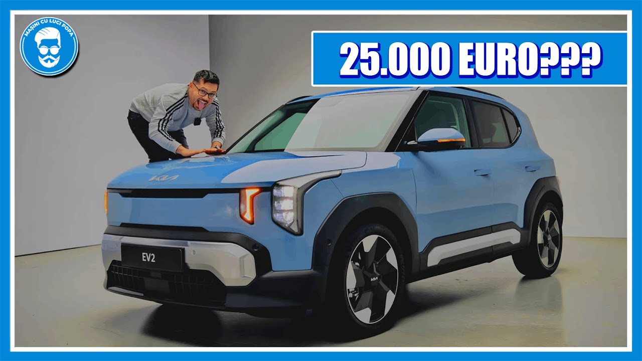 KIA EV2 E AICI! AI DA 25.000 EURO PE RIVALUL LUI SANDERO STEPWAY? LUX ÎN CLASA MICĂ