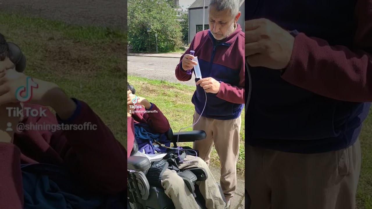 How I feed my son in a wheelchair