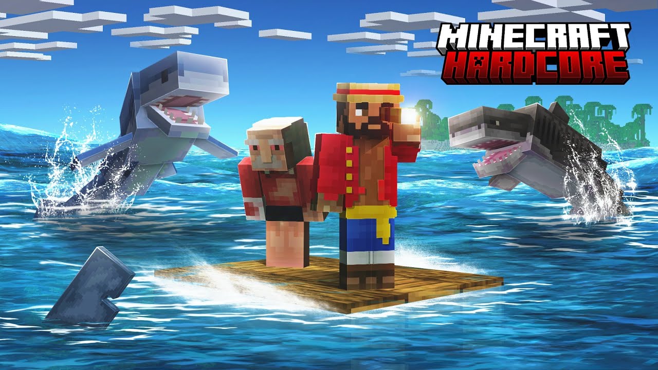 Stranded at Sea in Hardcore Minecraft