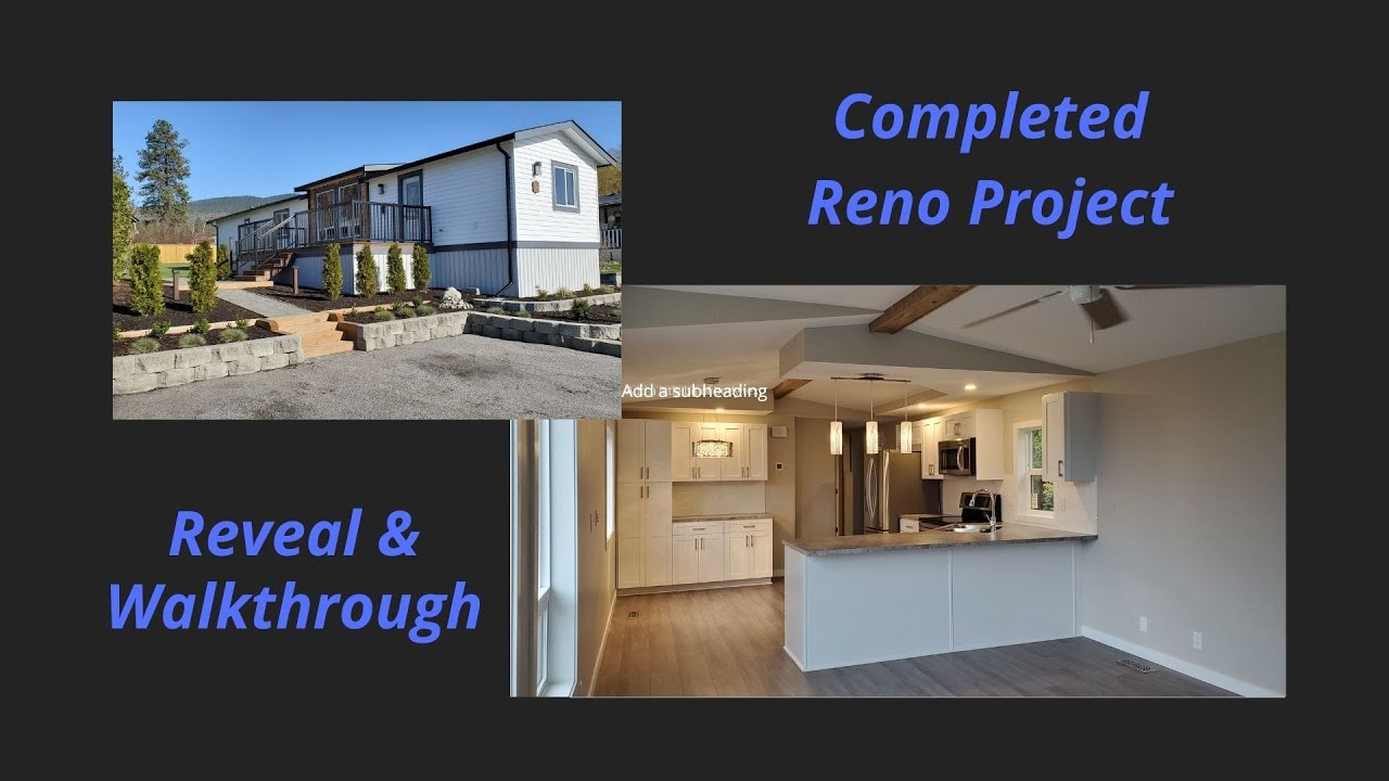 Completed Mobile Home Renovation Reveal And Walkthrough : E075 / BC Renovation Magazine